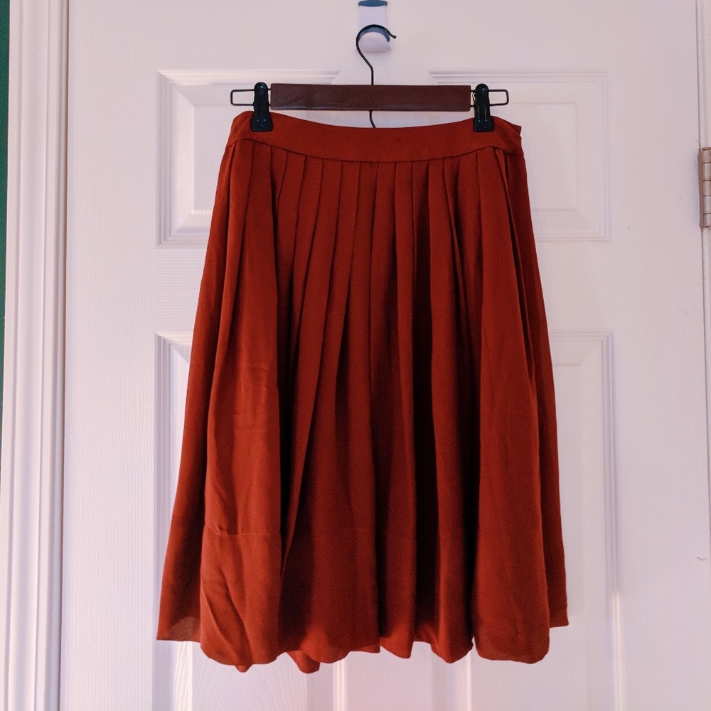 Burnt Orange Skirt
